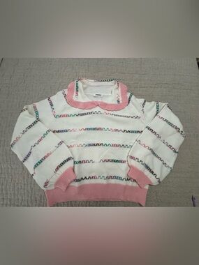 Rareraw embroidered knit sweater - Size Small